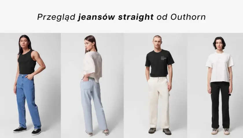 Spodnie straight fit - poznaj krój idealny dla każdej sylwetki