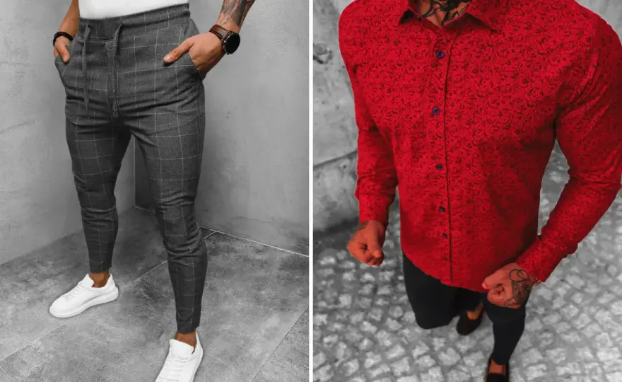 Szare spodnie w kratę: 10 stylizacji dla mężczyzn na każdą okazję